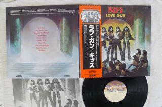 Kiss Love Gun Casablanca Vip - 6435 Japan Obi Vinyl Lp