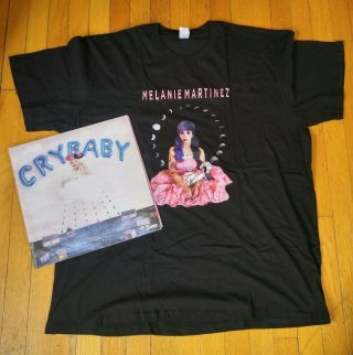 Melanie Martinez - Crybaby Vinyl Lp Record Album 2015 & Black T Shirt,  Size 3xl