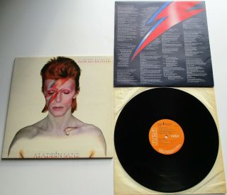 David Bowie - Aladdin Sane Uk 1973 Rca 1st Press Lp With Inner Sleeve