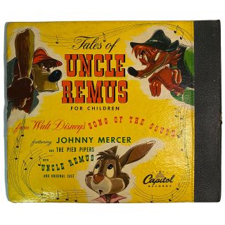 Disney Tales Of Uncle Remus 1947 Capitol Dc - 116 78 Rpm 3 Record Set
