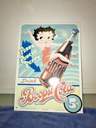 Betty Boop Boopsi Cola Sign