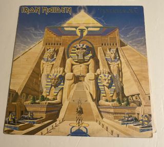 Iron Maiden - Powerslave Lp Vinyl Record 1984 Emi Records