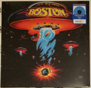 Boston - Self - Titled Debut - Lp Flame Blue Vinyl Record Walmart Exclusive