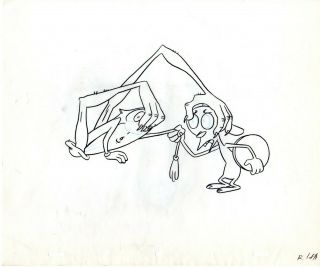 Ren And Stimpy Production Drawing.
