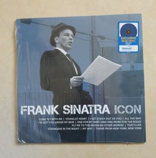 Frank Sinatra Icon Limited Edition Blue Vinyl Wal - Mart Exclusive Lp