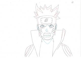Naruto Shippuden Naruto Genga Douga Production Anime Sketch Art Not Cel 97