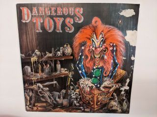 Dangerous Toys - S/t Lp 1989 1st Press Columbia Hair Metal Teasn Pleasn