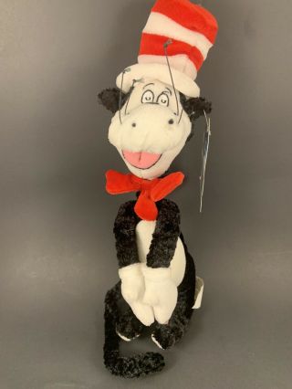 Dr Seuss Cat In The Hat Plush 12 Inch Tall Official Movie Merchandise 2003 - Nwt