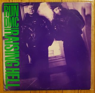 Run Dmc - Raising Hell Lp Vinyl Profile Pro - 1217 Masterdisk Orig Press 1986 Vg
