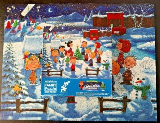 Vintage A Charlie Brown Christmas 500 Piece Puzzle - - Snoopy,  Gang Springbok 2