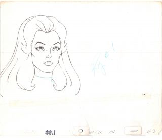 She - Ra Princess Of Power Animation Production Drawing From Filmation 1980s 039