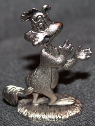 Warner Bros Pepe Le Pew Pewter Figure By Howard Eldon 2 7/8 "