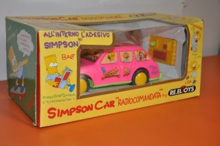 The SIMPSONS - 1992 RADIO CONTROLLED CAR from ITALY 2