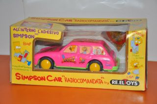 The SIMPSONS - 1992 RADIO CONTROLLED CAR from ITALY 3