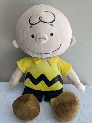 Peanuts Charlie Brown Plush Doll Stuffed Animal Figure Toy 15 " Collectible