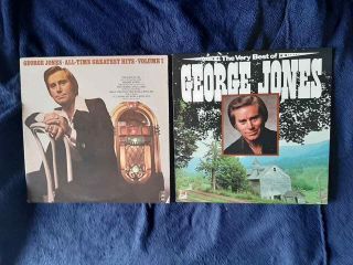 2 George Jones All - Time Greatest Hits Volume I The Very Best Of George Jones Lp