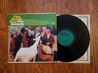 The Beach Boys Pet Sounds Mono Vinyl Capitol N - 16156 Vg,  /vg,  1980 Reissue Lp