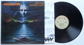 Annihilator Never,  Neverland Rr 9374 1 Nl 1st Press Lp With Ois (112)