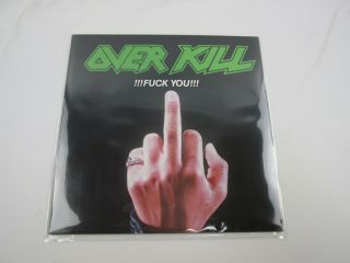 Overkill Fuck You 12flag104 Vinyl Lp Uk