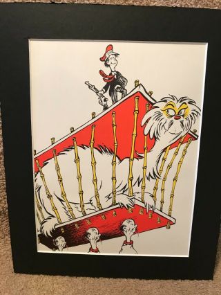 Dr.  Seuss Gerald Mcgrew If I Ran The Zoo 8 X 10 Mat Print Shotgun & A Cage
