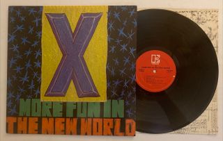 X - More Fun In The World - 1983 Us 1st Press (nm) Ultrasonic