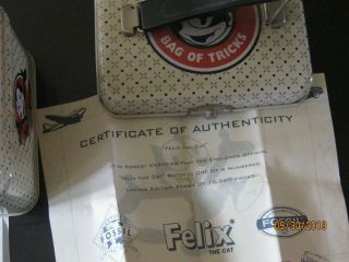 FELIX THE CAT BAG OF TRICKS with certificate (NWT) 3