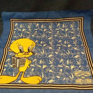 Tweety Bird 1997 Warner Bro Looney Tunes Blues 21 " Bandana Scarf Cover