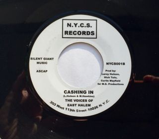Flame N King " Ho Happy Day " The Voices Of East Harlem,  Northern Soul Repress 45,