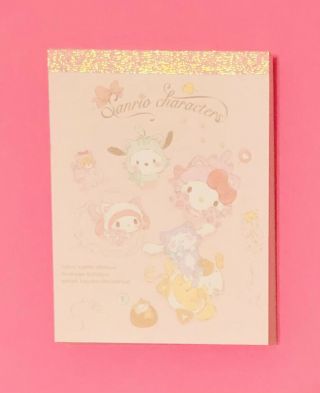 205m369 Japanese Sanrio Characters My Melody Mini Memo Pad Kawaii Cute Rare
