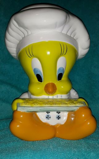 Vintage Tweety Bird Looney Tunes Cookie Jar W / Box