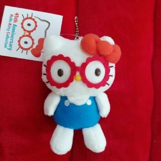 Hello Kitty Hello Kitty 45th Mascot Holder Anniversary Plush Doll Toy Sanrio