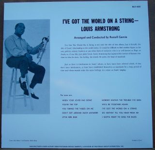 Louis Armstrong I ' ve Got the World on a String Classic Records 180g LP NM/M 2