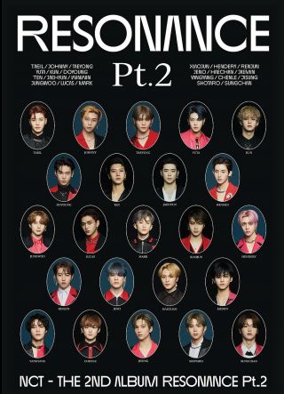 Nct 2020 Resonance Pt.  2 2nd Album Arrival Cd,  Photo Book,  Poster,  Card,  Sticker,  Gift