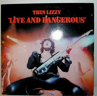 Thin Lizzy Live & Dangerous 1978 2 Lp Gatefold Vinyl 2bs 3213 Ex,  Wax Pro