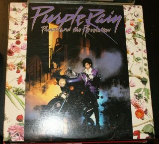 1984 Record Album Lp Prince Purple Rain W 1 - 25110 W/poster Vinyl Ex/ex