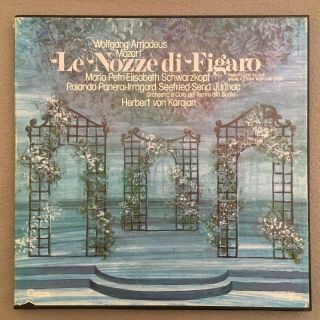 C726 Mozart La Nozze Di Figaro Schwarzkopf Panerai Petri Karajan 3lp Cetra Lo 70