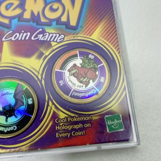 Vintage Pokemon Battling Coin Game 1999 Charmeleon,  Golbat,  Slowbro 3