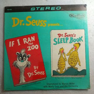 Dr.  Seuss Presents If Ran The Zoo Sleep Book Rca Camden 1078 Lp Lp 1210