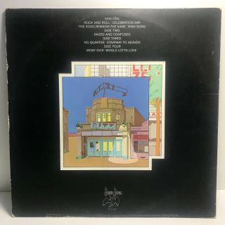 1976 LED ZEPPELIN Album SONG REMAINS THE SAME Vinyl RECORD Lp (EX/VG, ) 2