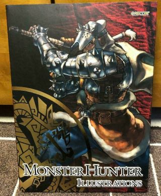 Officials Monster Hunter Illustrations Capcom Art Book Comic Japan F/s