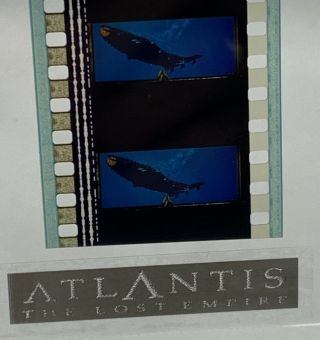 Disney Animation Film 5 - Cell Strip Atlantis: Lost Empire Submarine Ulysses Close