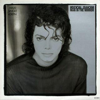 Michael Jackson Man In The Mirror 12” Vinyl Single Record Epic 6513886 Pop Soul