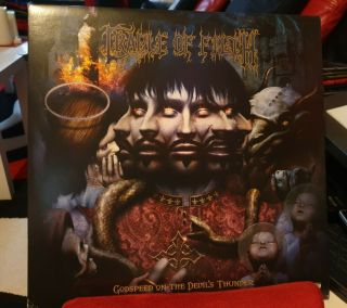 Cradle Of Filth Godspeed Etc Double Vinyl Lp V/mint