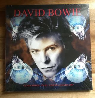 David Bowie - Glass Spider Tour Canada 1987 - & Red Vinyl 3 Lp Rare