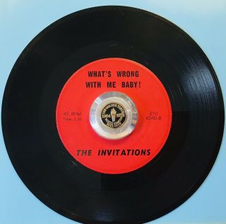 The Invitations 70’s Press What’s Wrong With Me Baby Wigan Northern Soul ❤️