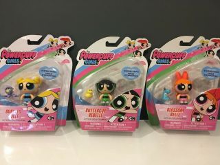 The Powerpuff Girls (all 3) Action Doll Figures Spin Master Cartoon Network Nib