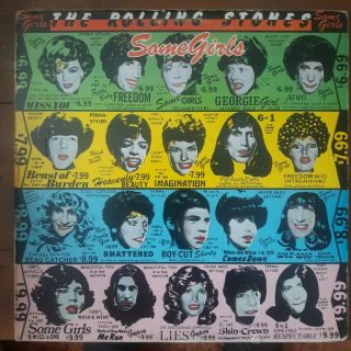 The Rolling Stones " Some Girls " 1978 Press W/banned Cover Sleeve