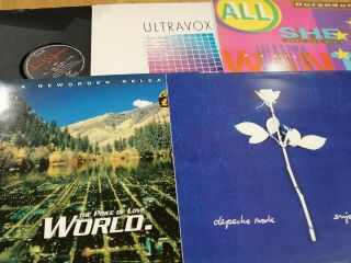 Joblot 5 X Wave & Synth Pop 12 " Records Inc.  Depeche Mode,  Order,  Duran