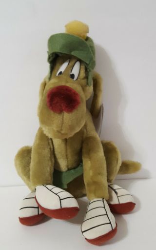 1997 Looney Tunes Commander K - 9 The Martian Space Dog 12 " Plush Toy W/tags