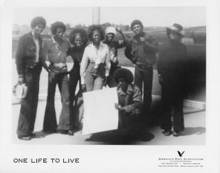 Vintage 8 " X 10 " Glossy: One Life To Live Obscure Soul Funk Rare 